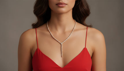 Serpent Silhouette – Gem-Inlaid 18K Gold Necklace